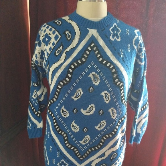 Vintage 80's 3/4 sleeve Sweater by Traffic Jam - Picture 1 of 1